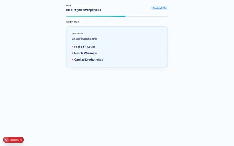 NurseNest flashcards screenshot